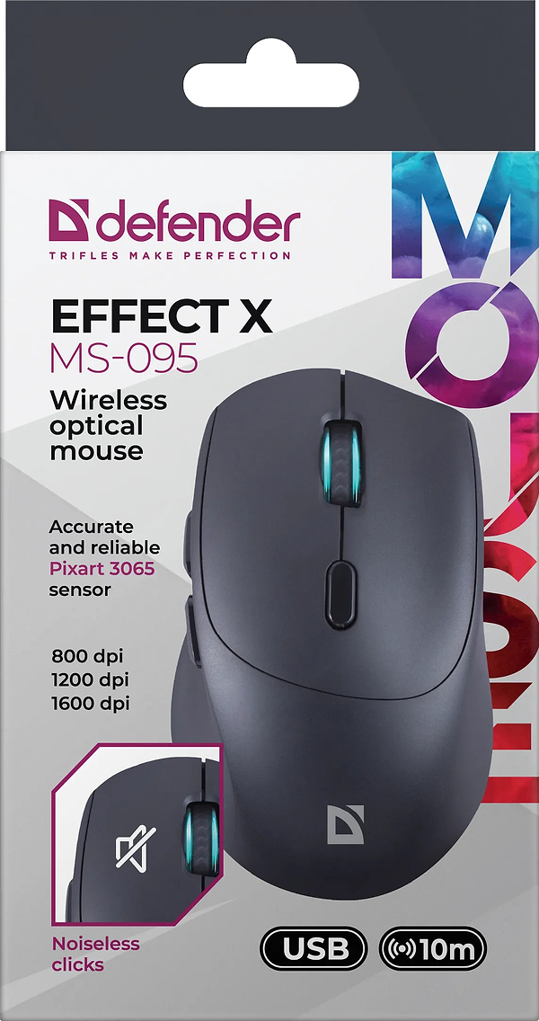Фото - Мышь беспроводная Defender Effect X MS-095 (52095)