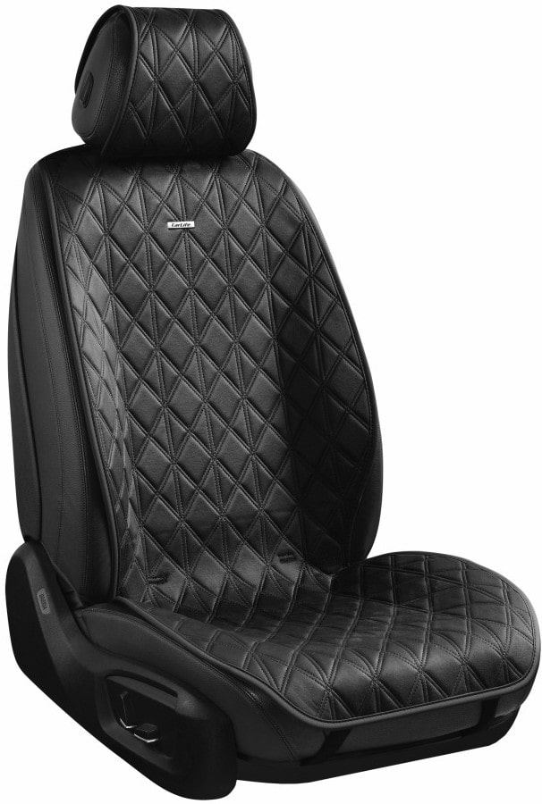 Комплект накидок на сидіння автомобіля CarLife Nitro black (SC40104)