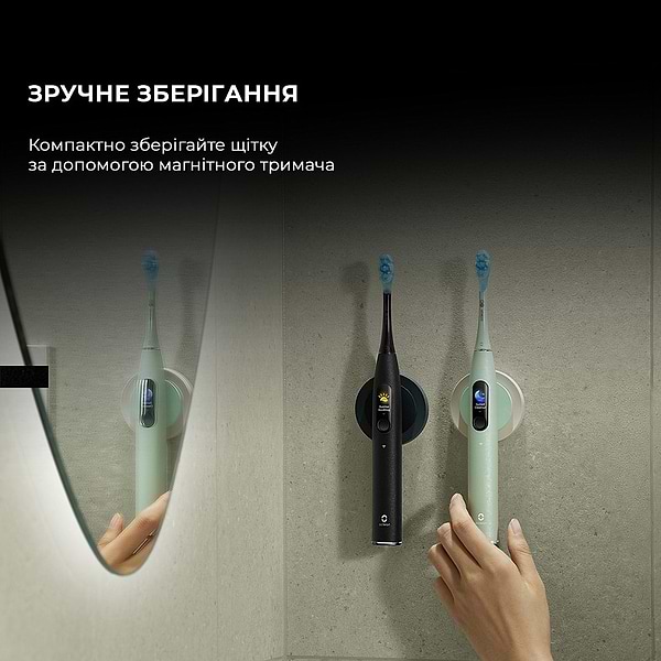 Фото - Зубная щетка электрическая Oclean X Ultra 20 Electric Toothbrush Black (6970810557121)