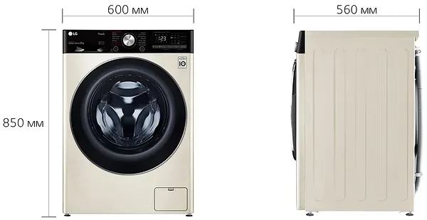 Фото - Стиральная машина LG F4V5VS9B