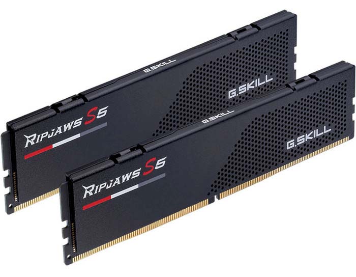 Фото - Память DDR G.Skill Ripjaws S5 Black DDR5-5200 64GB (2x32GB) (F5-5200J4040A32GX2-RS5K)