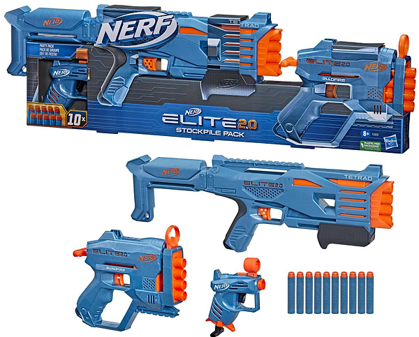 Фото - Бластер многозарядный Hasbro NERF ELITE 2.0 STOCKPILE PACK (F5031)