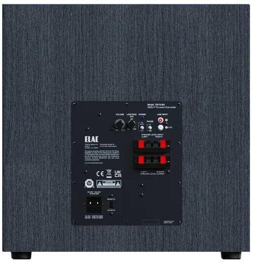 Фото - Сабвуфер Elac DS153-BK