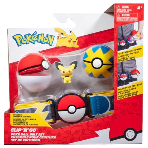 Фото - Набор игровых фигурок Pokemon W15 - ПОЯС С ПОКЕБОЛАМИ ПИЧУ (PKW3643)