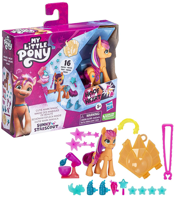 Фото - Колекційні фігурки набір Hasbro MY LITTLE PONY МАГІЧНІ ПОНІ MLP-Моя маленька Поні SUNNY (F3869_F5250)