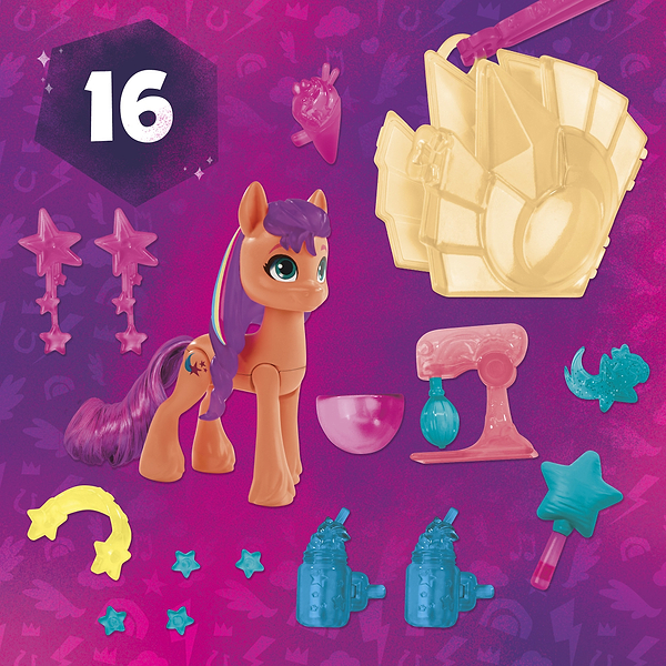 Фото - Колекційні фігурки набір Hasbro MY LITTLE PONY МАГІЧНІ ПОНІ MLP-Моя маленька Поні SUNNY (F3869_F5250)