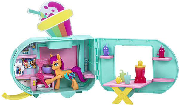 Фото - Колекційні фігурки набір Hasbro MY LITTLE PONY "Зоряний трейлер Снні" (F6339)