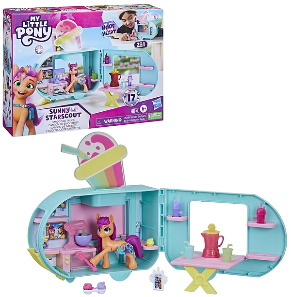 Фото - Колекційні фігурки набір Hasbro MY LITTLE PONY "Зоряний трейлер Снні" (F6339)