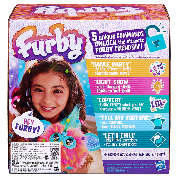 Фото - Інтерактивна іграшка Hasbro Furby Кораловий (F6744)