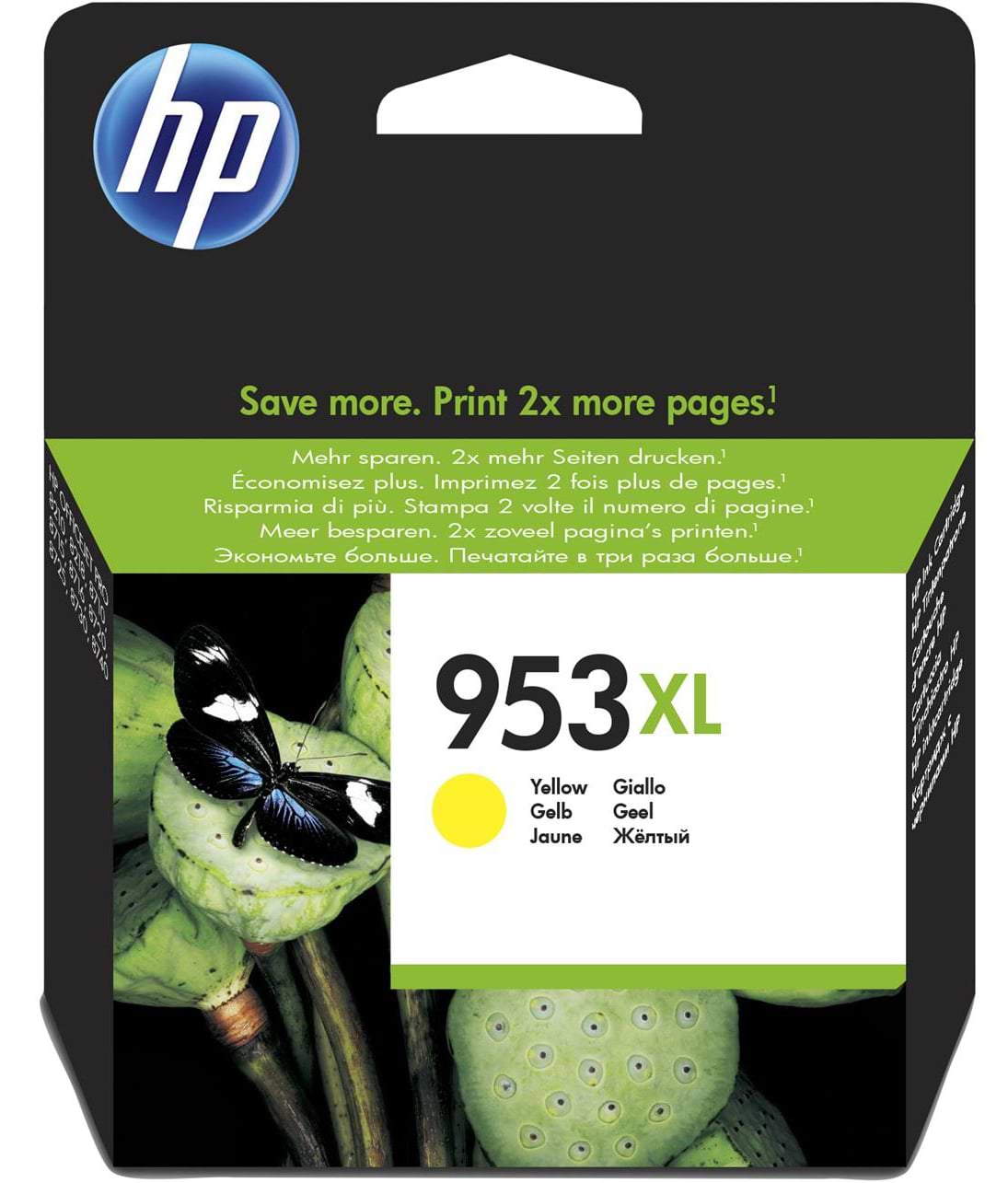 Картридж для струйных МФУ и принтеров HP No.953XL Officejet Pro 7720/7730/7740/8210/8218/8710/8720/8725/8730 Yellow (F6U18AE) - Фото 1