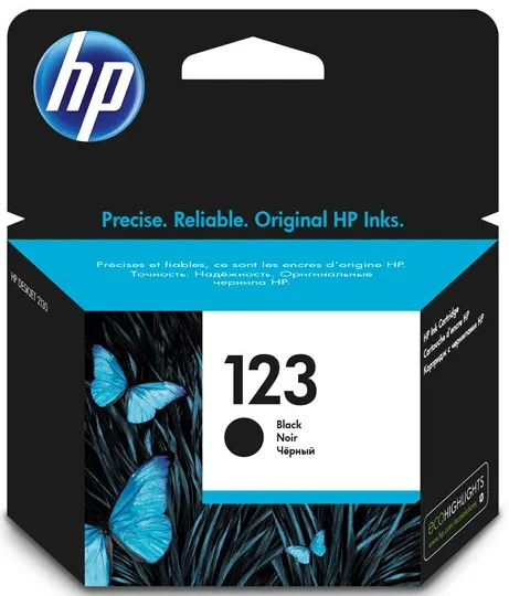Картридж для струйных принтеров/МФУ HP No.123 DJ 2130 Black (F6V17AE) - Фото 1