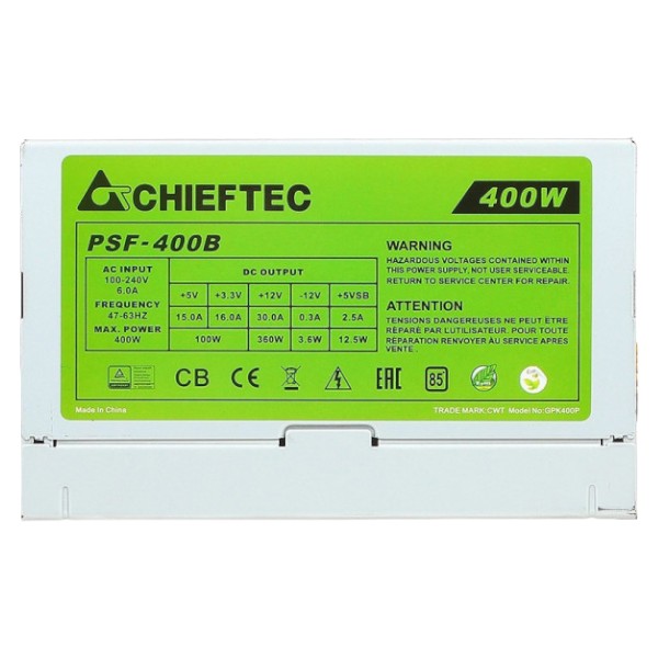 Фото - Блок питания для ПК Chieftec Smart PSF-400B