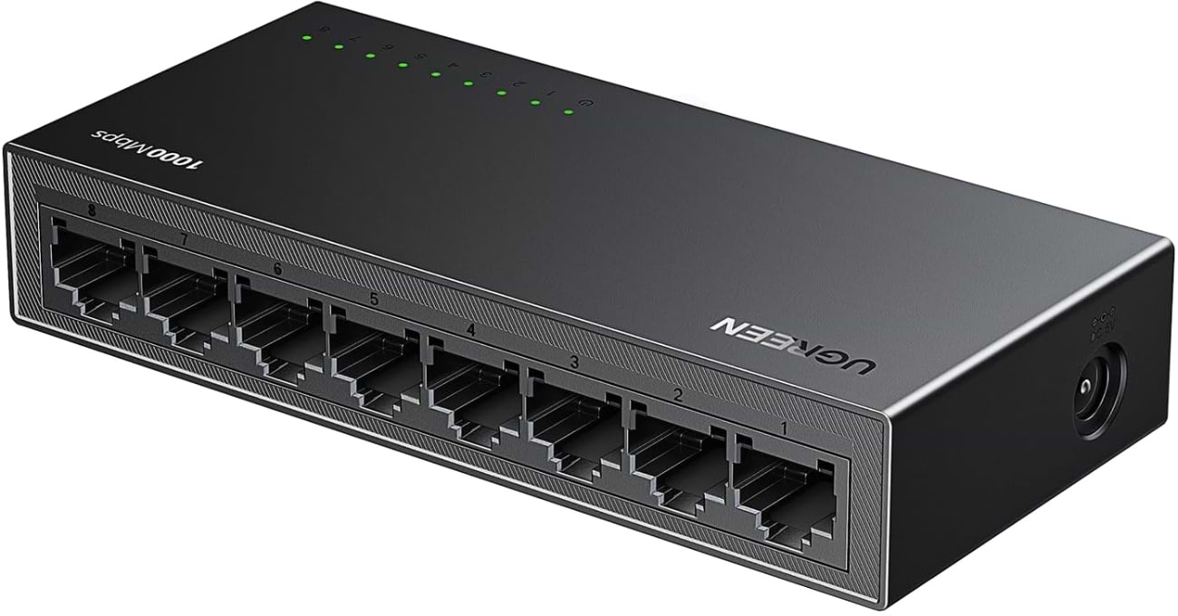 Коммутатор локальної мережі (Switch) UGREEN 8-Port Gigabit Ethernet Switch (CM834)