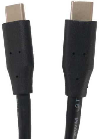 Кабель синхронізації даних Kingda USB 2.0 Type-C M-M, 2 м 60W Black (KD-UCUC3002-2m)