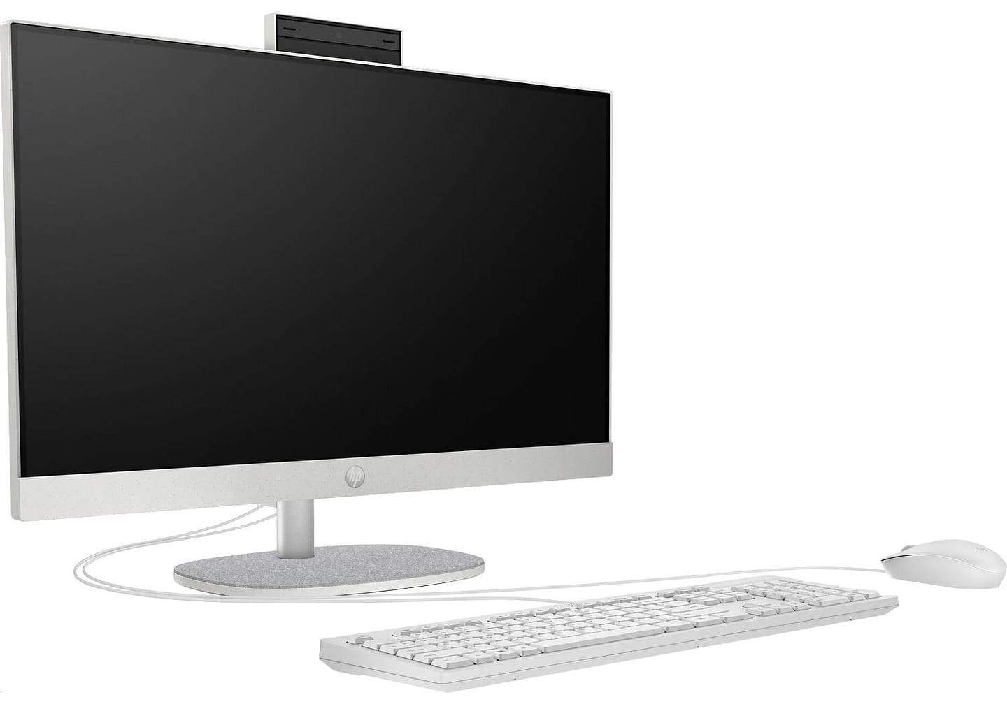 Компьютер-моноблок HP 24-cr0004ua (9C9C4EA) Shell White - Фото 1