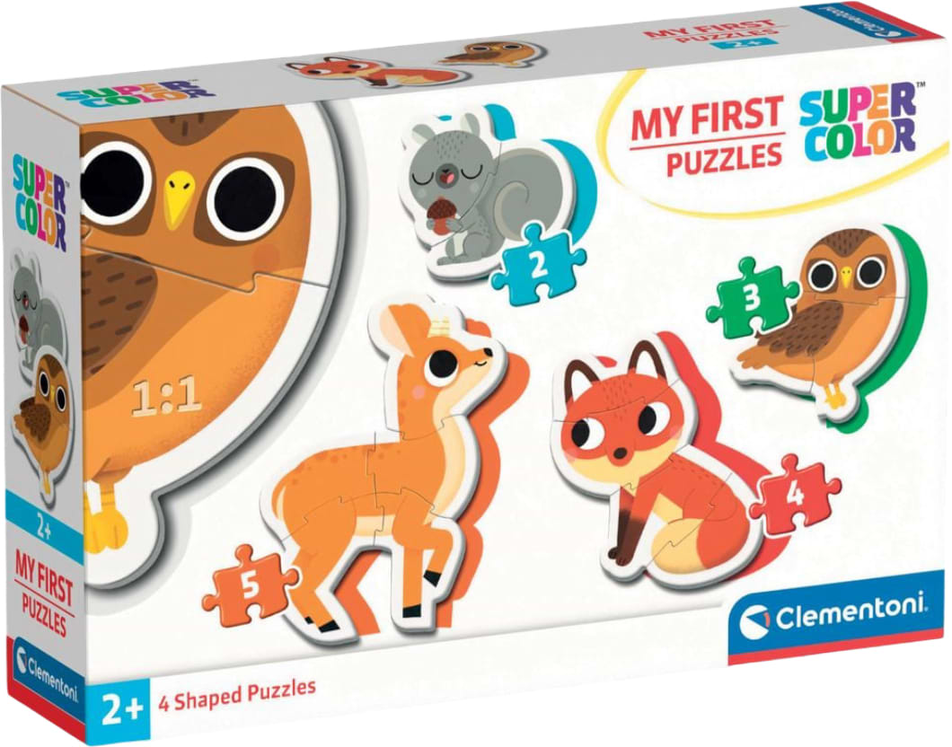 Купить Пазлы (до 2 лет) Clementoni Forest Animals серия My First Puzzles (20814) - Фото 1 Пазлы (до 2 лет) Clementoni Forest Animals серия My First Puzzles (20814) - Фото 1