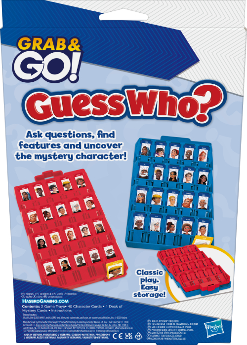 Фото - Настільна гра (5-7 років) Hasbro Вгадай хто? (F8257)