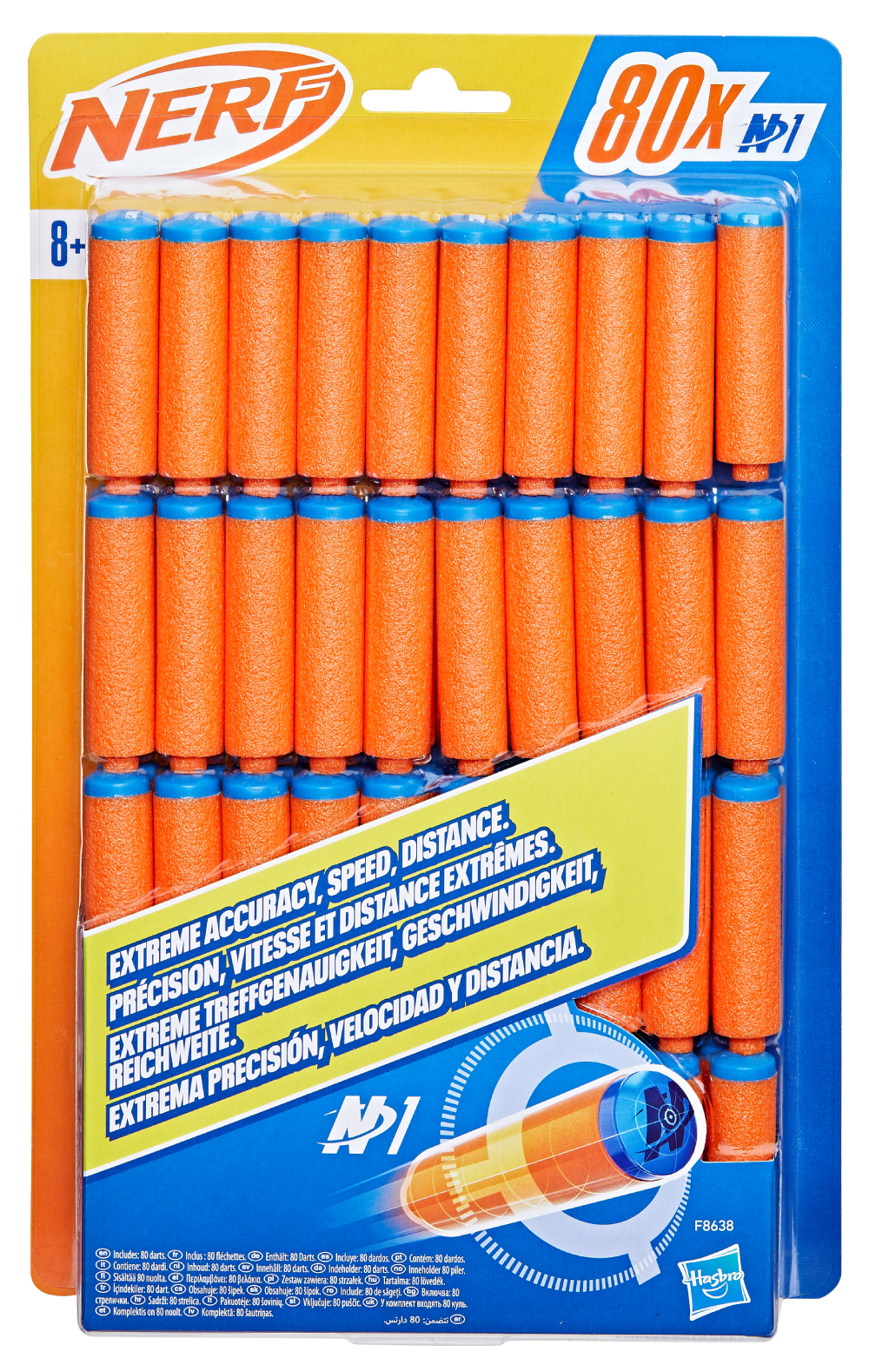 Стрелы для бластеров Hasbro 80 стрел серии ''Nerf N Series'' (F8638)