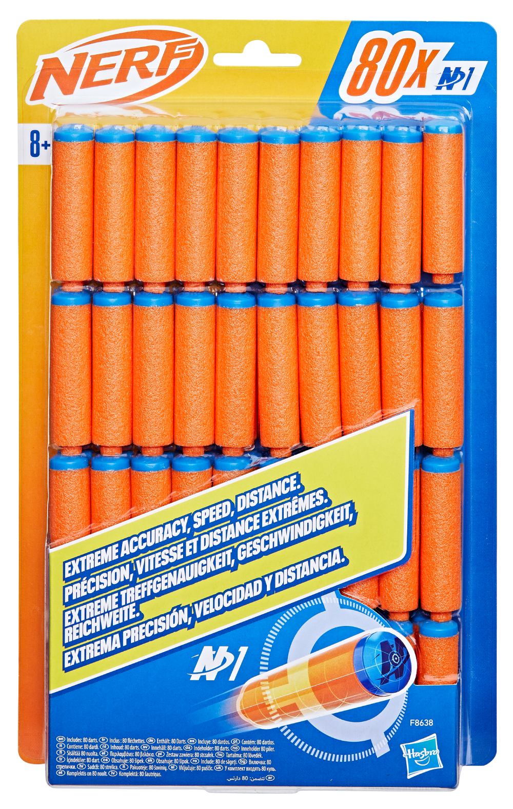 Стрелы для бластеров Hasbro 80 стрел серии ''Nerf N Series'' (F8638)