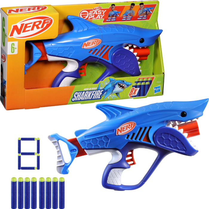 Бластер многозарядный Hasbro Шаркфайер серии Nerf Wild (F8645)