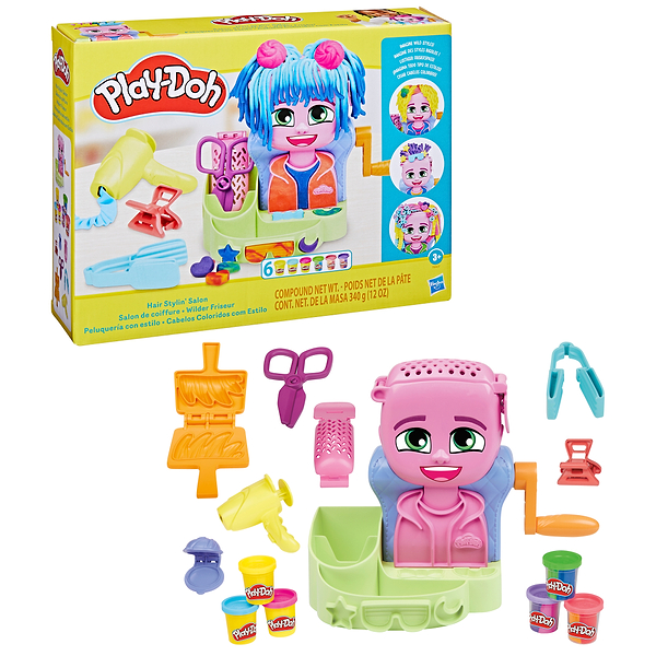 Фото - Набори для ліплення Play Doh Hasbro Зачіски (F8807)