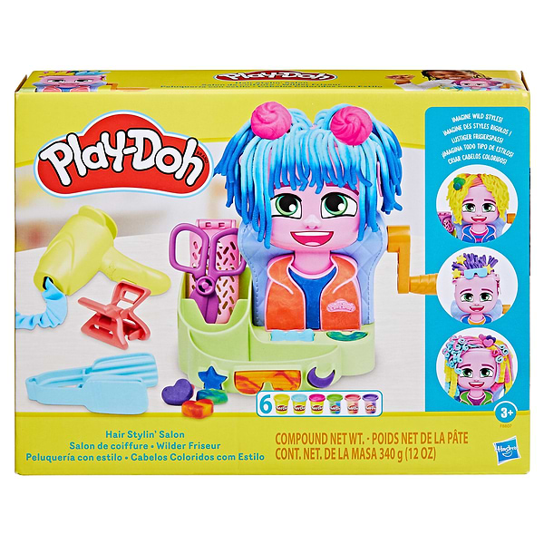 Фото - Набори для ліплення Play Doh Hasbro Зачіски (F8807)