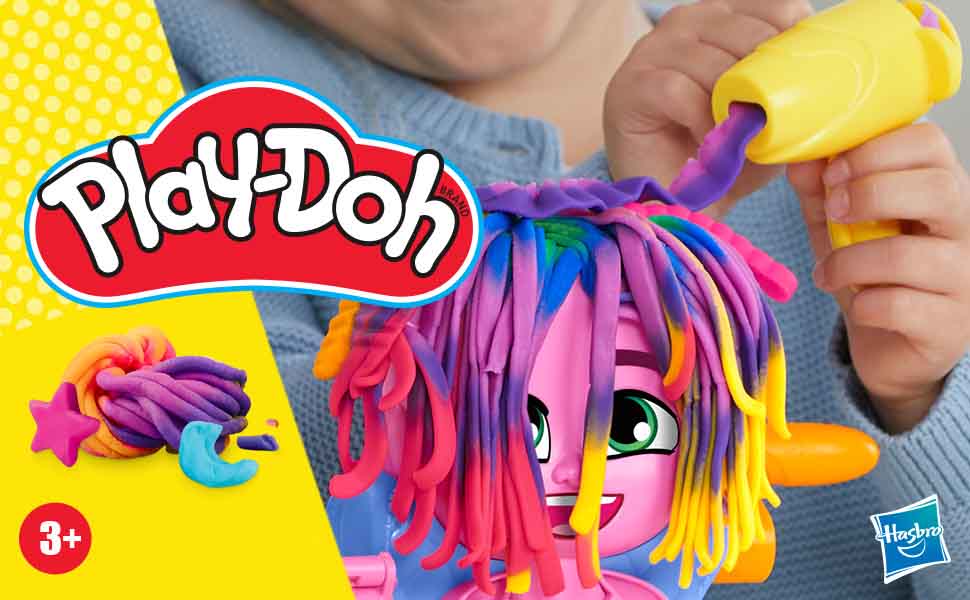 Фото - Набори для ліплення Play Doh Hasbro Зачіски (F8807)
