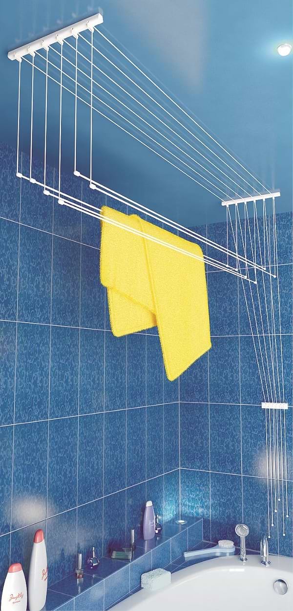 Фото - Сушилка для белья SNB 92106 потолочная 1.5м на 5 веревок