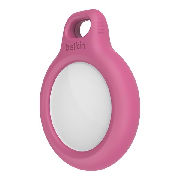 Фото - Чохол для бездротового маяка Belkin Secure Holder with Strap AirTag Pink (F8W974BTPNK)