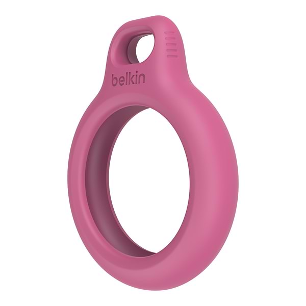 Фото - Чохол для бездротового маяка Belkin Secure Holder with Strap AirTag Pink (F8W974BTPNK)