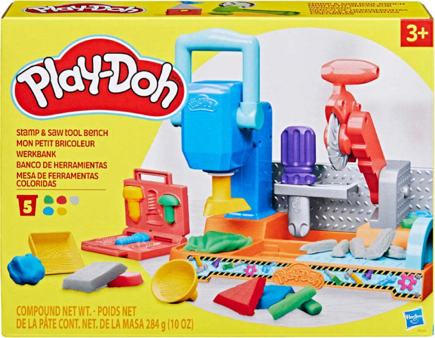 Набори для ліплення Hasbro Play Doh Верстак для штампування та розпилювання (F9141)