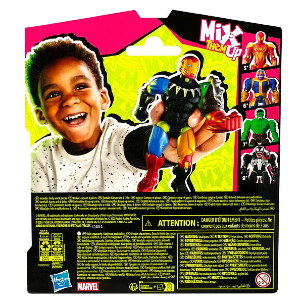 Фото - Коллекционная фигурка Hasbro Мстители серии MixMashers (F9265_F9269)