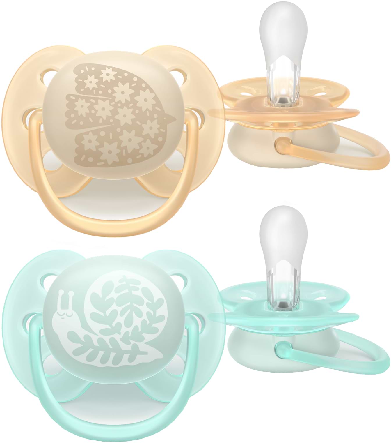 Ортодонтична пустушка Philips Avent Ultra Soft, 0-6 міс. (SCF091/41) - Фото 1