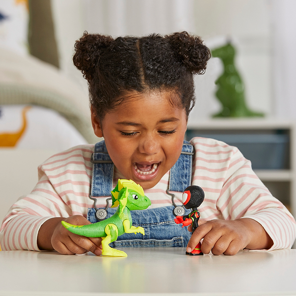 Фото - Колекційні фігурки набір Hasbro Герой та Діно серії Спайді та його дивовижні друзі SAF HERO DINO WEBS MILES (F9478_G0121)