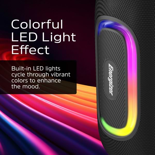 Фото - Портативна акустика Energizer 16Вт Bluetooth Black (BTS163)