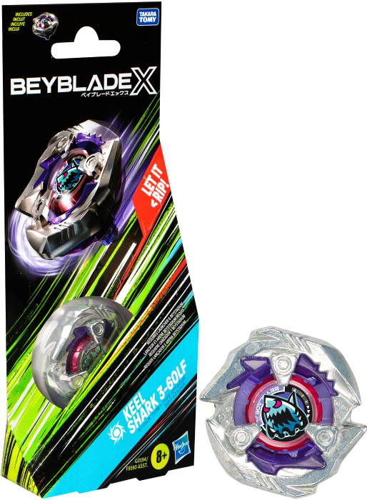Фото - Дзига Hasbro KEEL SHARK серії "Beyblade X" (F9590_G0194)