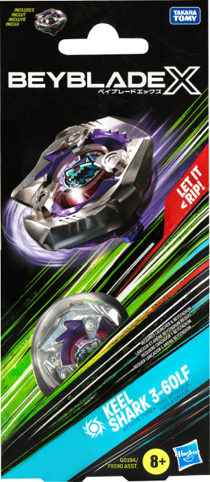Фото - Дзига Hasbro KEEL SHARK серії "Beyblade X" (F9590_G0194)