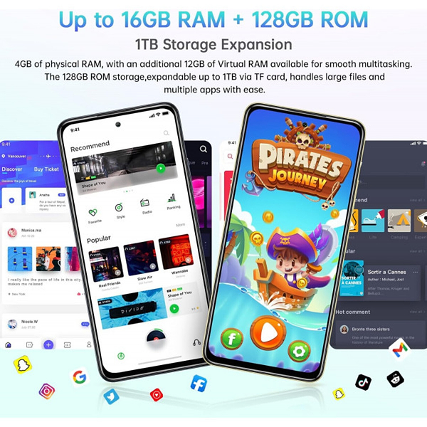 Фото - Смартфон OUKITEL C65 4/128GB Gold