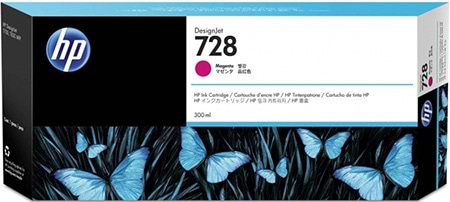 Картридж для струйных МФУ и принтеров HP 728 300-ml Magenta InkCart (F9K16A)