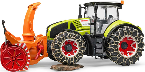 Фото - Наземная строительная техника BRUDER Трактор Claas Axion 950 для уборки снега (03017)