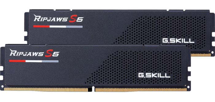 Фото - Память DDR G.Skill Ripjaws S5 Black DDR5-5200 64GB (2x32GB) (F5-5200J4040A32GX2-RS5K) Фото - Память DDR G.Skill Ripjaws S5 Black DDR5-5200 64GB (2x32GB) (F5-5200J4040A32GX2-RS5K)