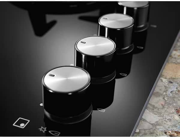 Фото - Духовой шкаф + варочная панель газовая Electrolux EOF3H50BK + KGG64362K