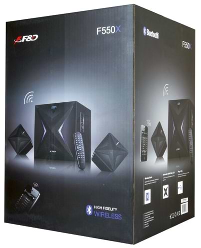 Фото - Комп'ютерна акустика 2.1 F&D F550X Black