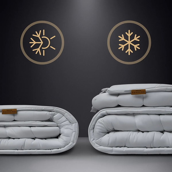 Фото - Одеяло демисезонное полуторное MirSon EcoSilk №1519 Ferrero White 155x215 см (2200011170824)