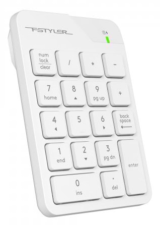 Фото - Клавіатура бездротова A4tech FGK21C (White)
