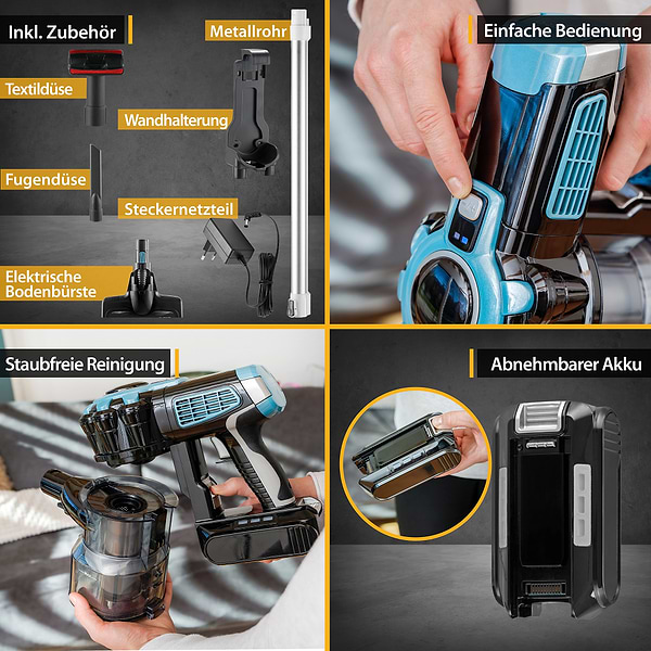 Фото - Пилосос ручний для дому First FA-5541-4-BL