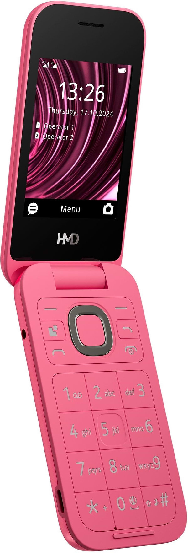 Фото - Мобільний телефон HMD 2660 4G Flip DS Red
