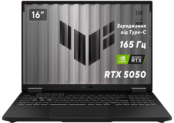 Фото - Ноутбук игровой Asus TUF Gaming A16 FA608UH-RV026 Jaeger Gray