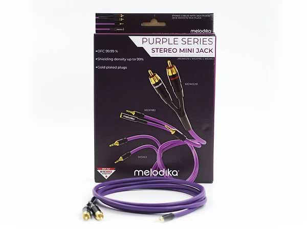 Фото - Кабель 3.5 мм - RCA Melodika 2xRCA length 1.5m (MDMJ2R15)