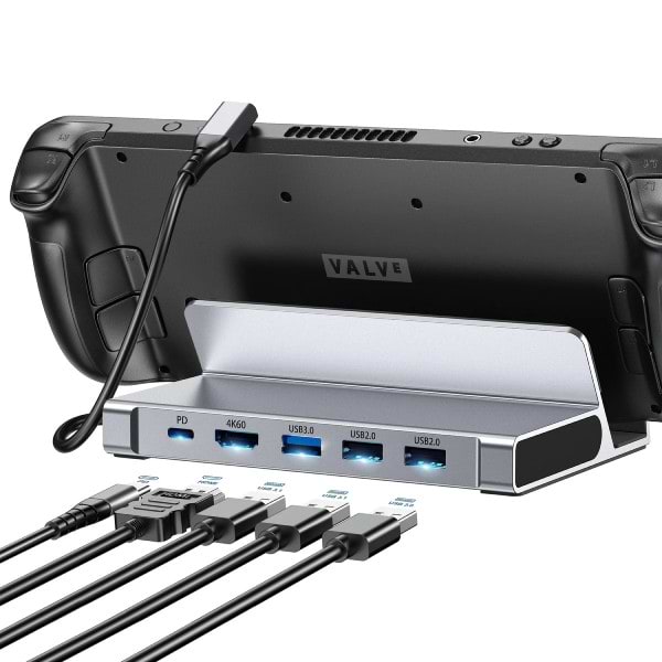 Фото - Хаб USB Choetech USB3.1 Type-C 100W Hub 7-in-1 (HUB-M77-GY)